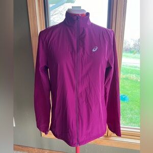 Asics running jacket size medium